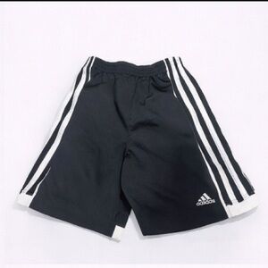 Adidas Black Shorts with White Accents